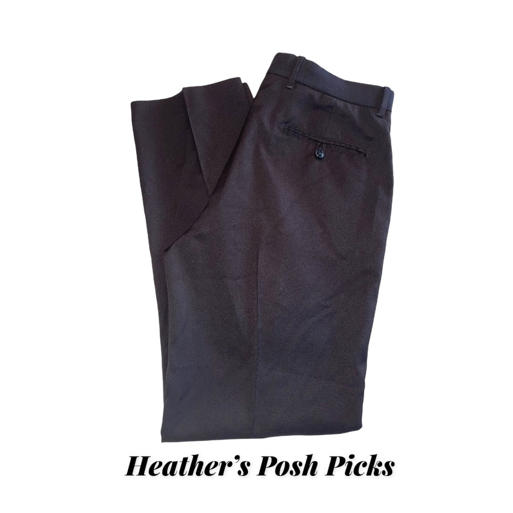 AXIST - MEN'S BLACK DRESS PANTS SZ 34/32 - Picture 2 of 5
